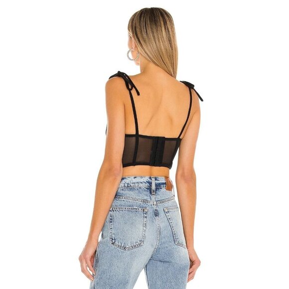 KAT THE LABEL Femme Bustier in Black Medium Womens Strapless Corset - Picture 2 of 14